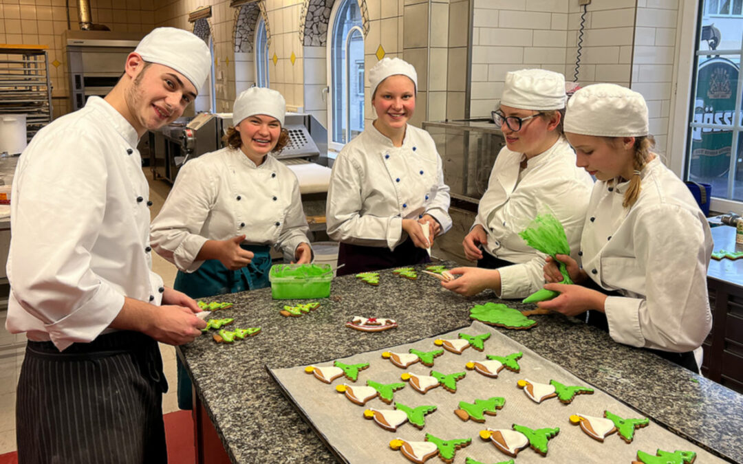 In der Weihnachtsbäckerei…