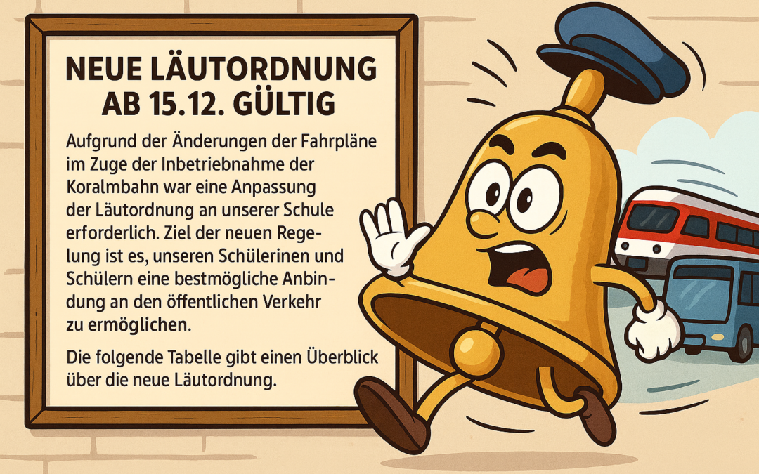 Neue Läutordnung ab 15.12.
