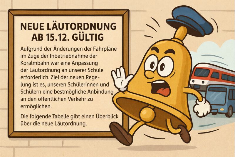 Neue Läutordnung ab 15.12.